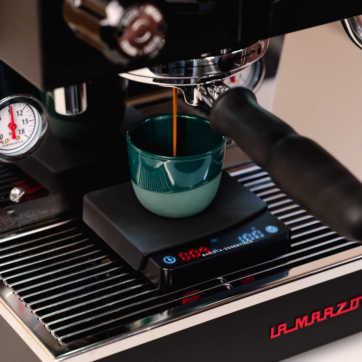 Barista weegschaal, koffie weegschaal, ingebouwde timer, touchscreen, 0.1g precisie