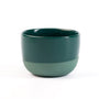 Cappuccino Tasse – Half Glazed