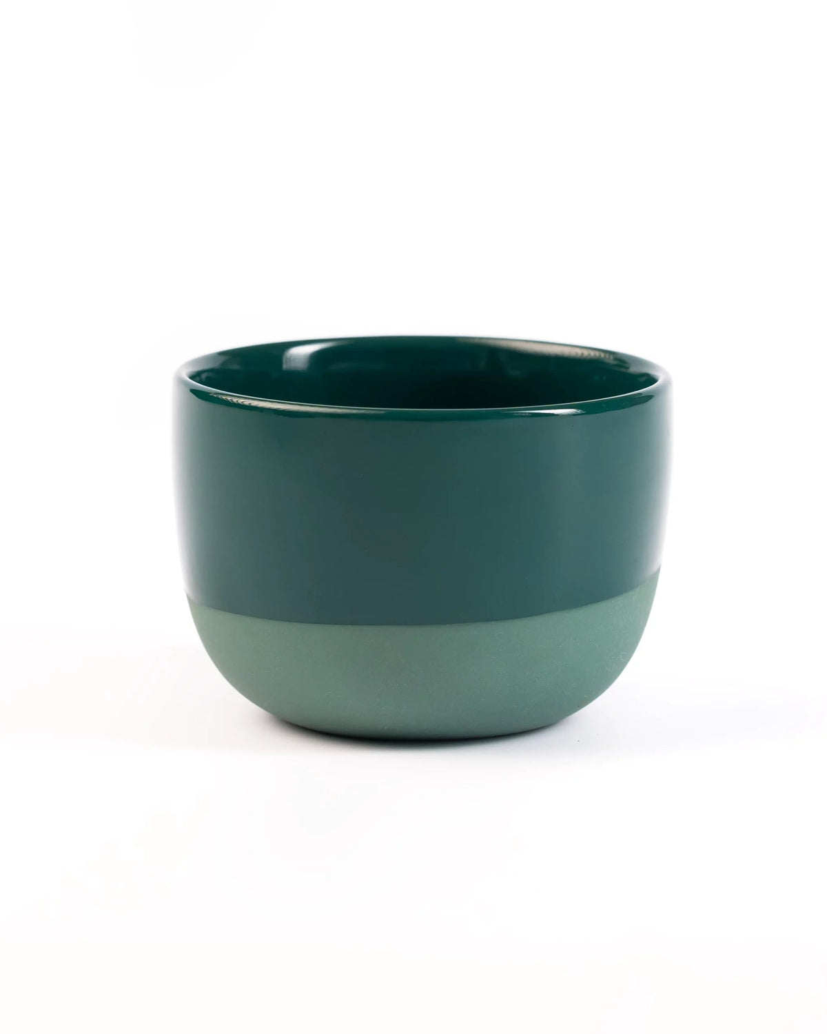 Cappuccino Tasse – Half Glazed